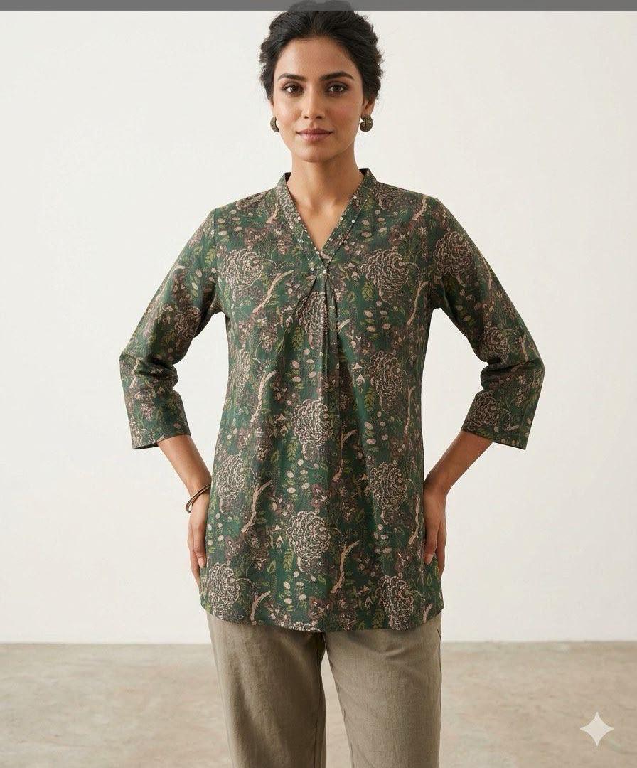 Chatpati Short Kurtis: Kalamkari & Block Printed Cotton Essentials