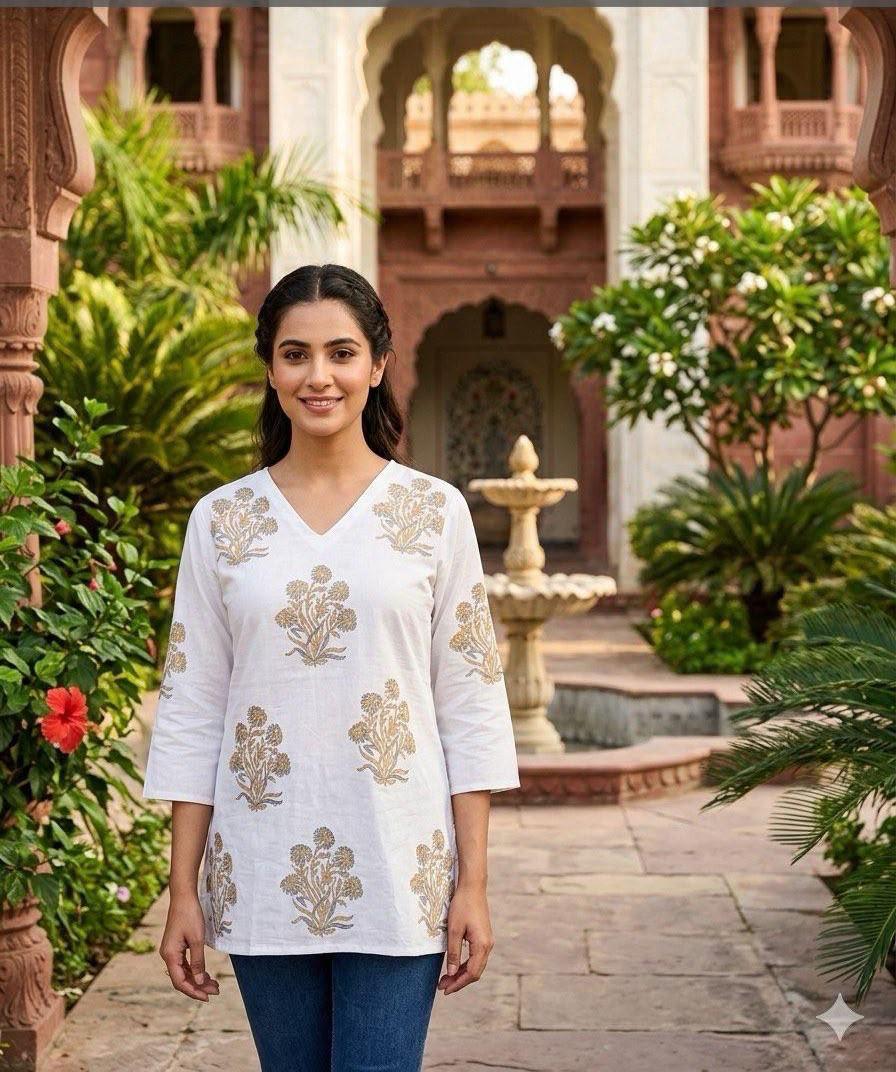 Chatpati Short Kurtis: Kalamkari & Block Printed Cotton Essentials