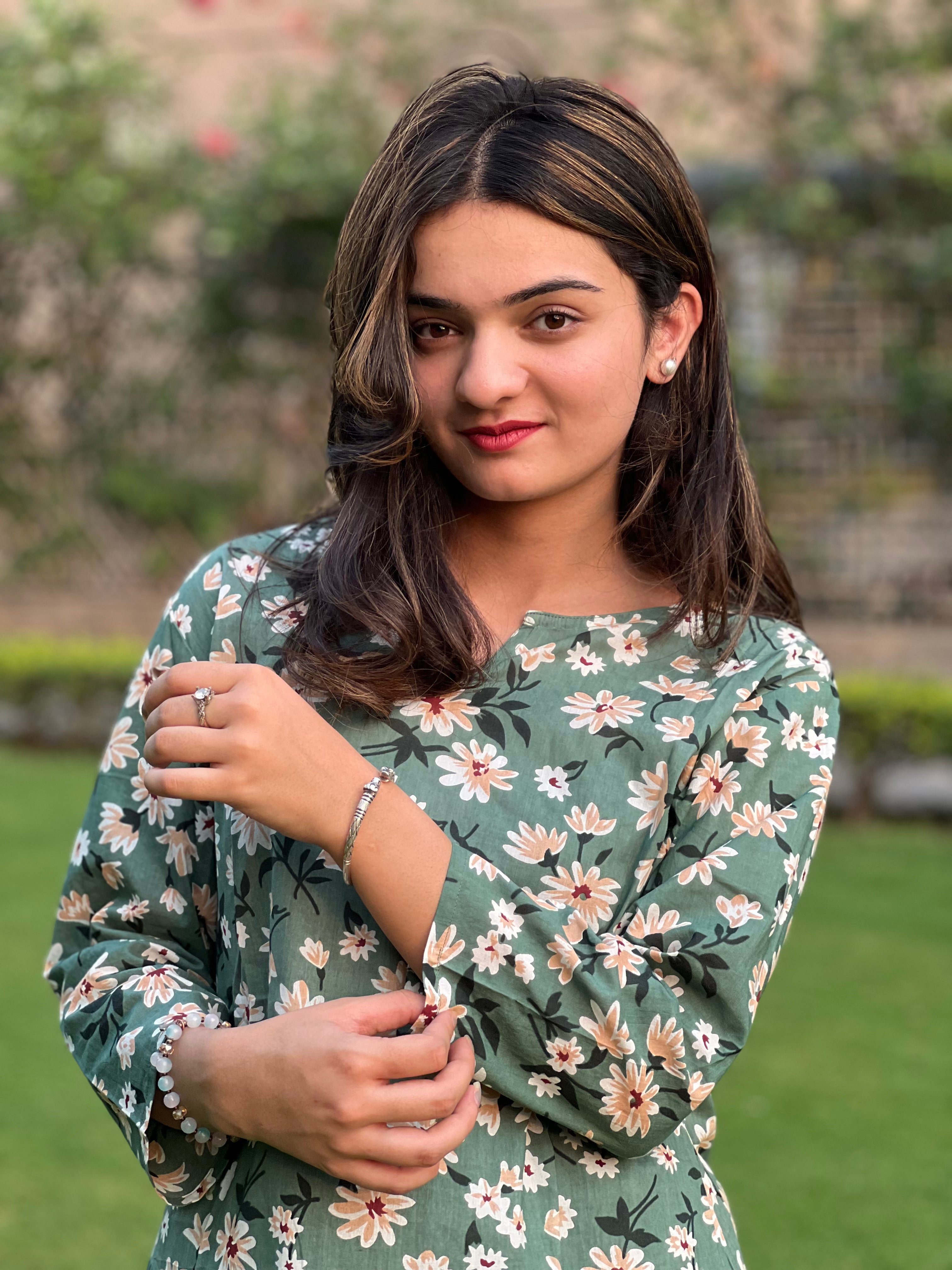 Green Flora - Woman Night & Day Wear