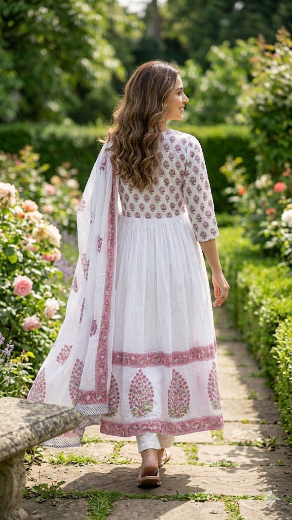 Hand Block Printed Premium Mul Cotton Suit Set